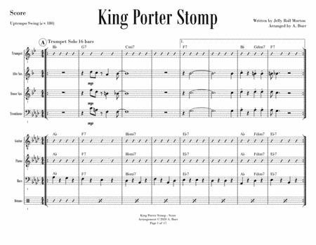 King Porter Stomp (arr. A. Burr)
