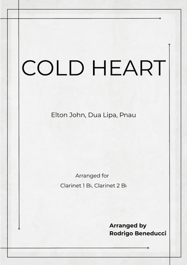 Cold Heart (pnau Remix) (arr. RODRIGO BENEDUCCI)