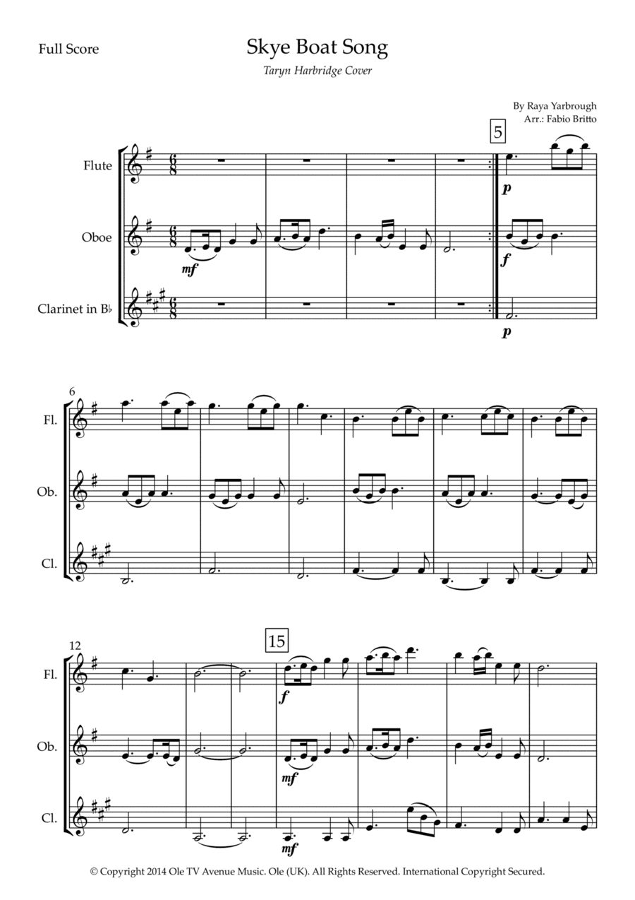 Skye Boat Song (arr. Fabio Britto)