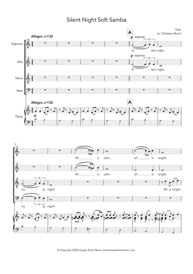 Silent Night Soft Samba (arr. Christian Morris)