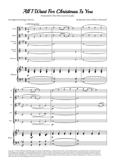 All I Want For Christmas Is You (arr. Rodrigo Faleiros)