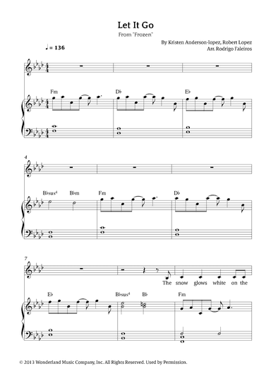 Let It Go (arr. Rodrigo Faleiros)