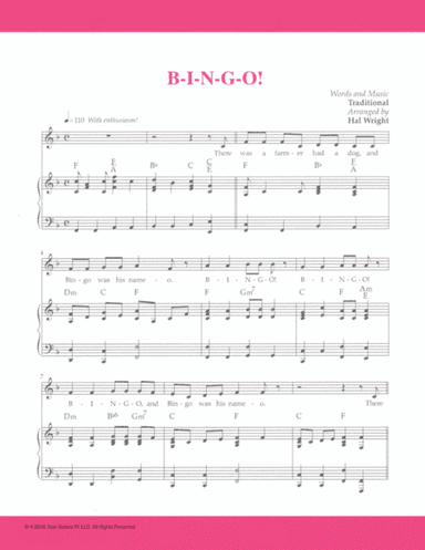 B-I-N-G-O! (arr. Hal Wright)