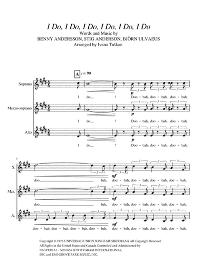 I Do I Do I Do I Do (arr. Ivana Tuskan)