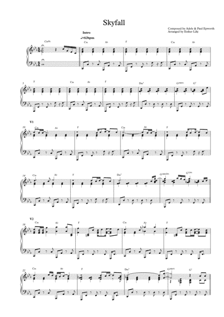 Skyfall (arr. Esther Lihj)
