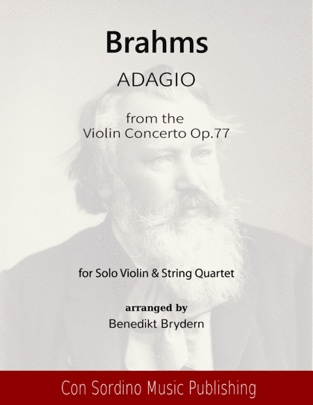 Adagio from Violin Concerto Dmajor Op.77 (arr. Benedikt Brydern)