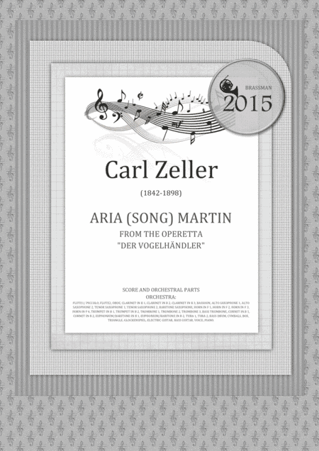 ARIA (SONG) MARTIN from the operetta "Der Vogelhändler" (arr. Igor Zugrov For Concert Band)
