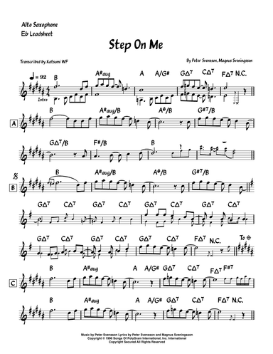 Step On Me (arr. Katsumi WF)