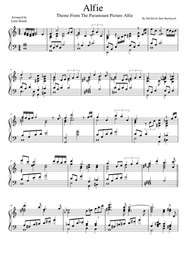 Alfie (arr. Little Honda)