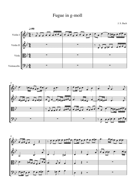 Fugue in g-minor