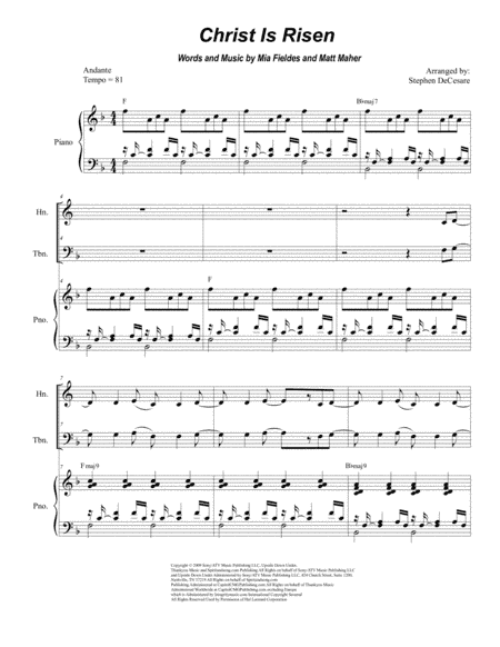 Christ Is Risen (arr. Stephen DeCesare)