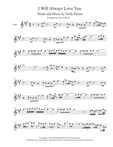 I Will Always Love You (arr. Kevin Busse)