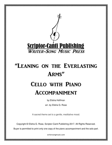 Leaning on the Everlasting Arms - Cello (arr. Elisha G. Rose)