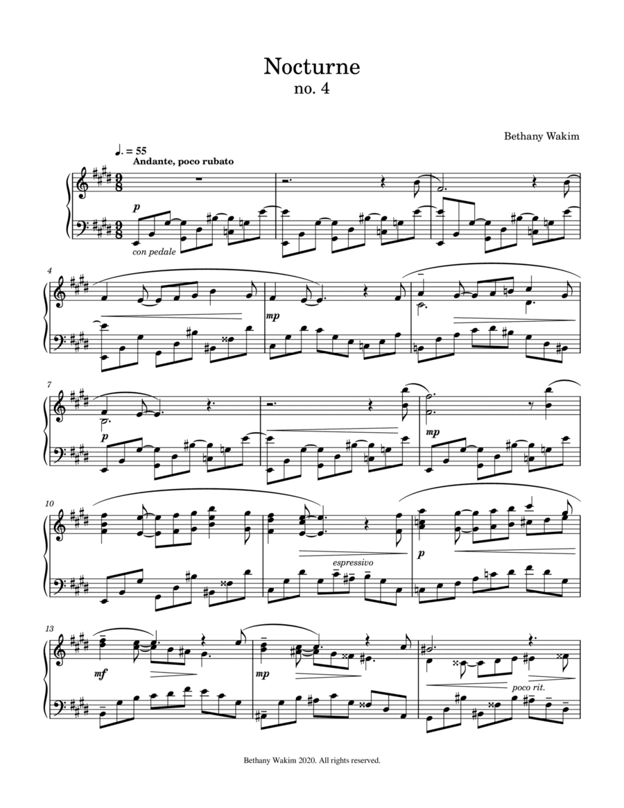 Nocturne no. 4