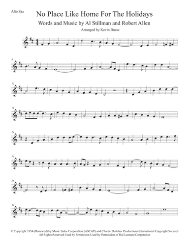 (There's No Place Like) Home For The Holidays (arr. Kevin Busse)
