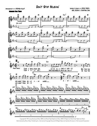 Don't Stop Believin' (arr. Stephen Bulat)