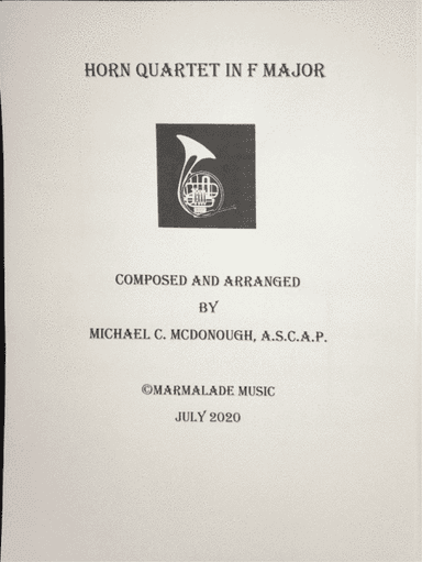 Horn Quartet in F Major