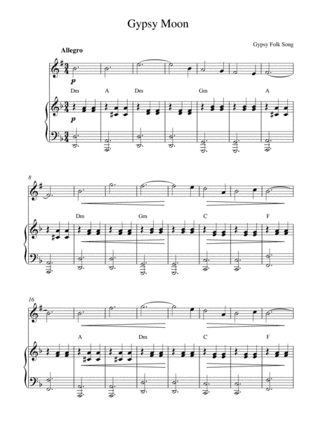 Gypsy Moon (arr. Kaiserin Rebecca)