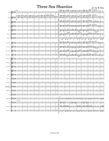 Three Sea Shanties (arr. M. Kim)