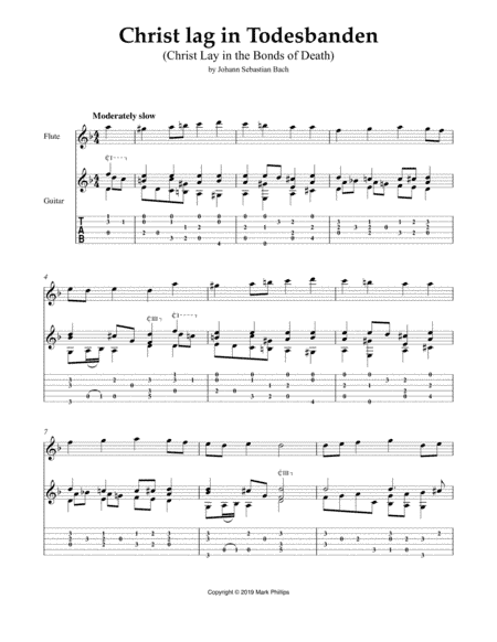 Christ lag in Todesbanden (Christ Lay in the Bonds of Death) (arr. Mark Phillips)