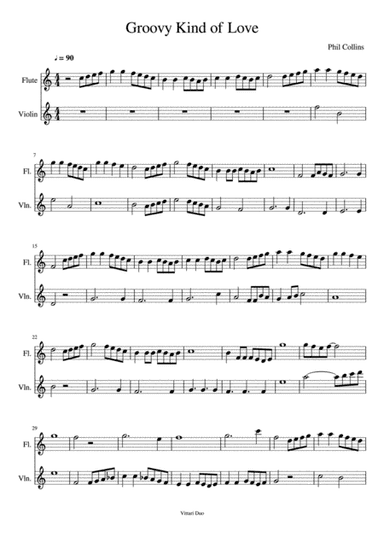 A Groovy Kind Of Love (arr. Nia Squirrell, Vittari Duo)