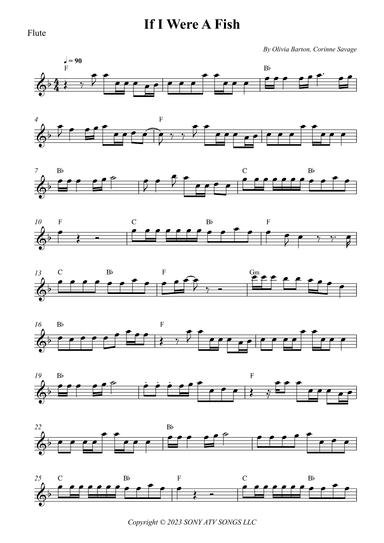 If I Were A Fish (arr. Wesley S. SIlva)