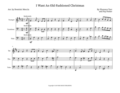 I Want An Old-fashioned Christmas (arr. Dominic Meccia)