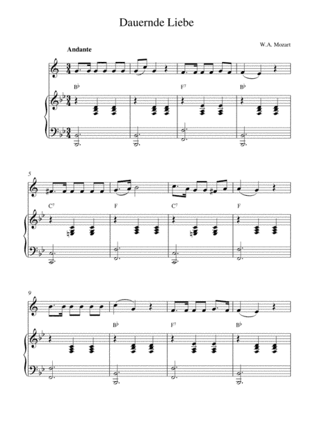 Dauernde Liebe (arr. Kaiserin Rebecca)