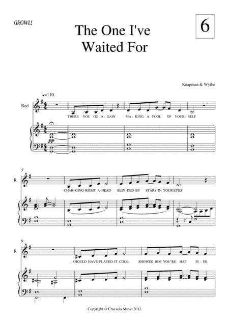The One I've Waited For (from "GROWL!")