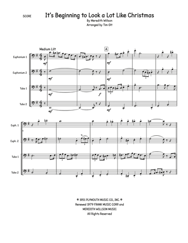 It's Beginning To Look Like Christmas (arr. Tim Olt)