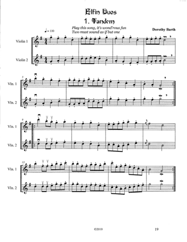 The Faerie Fiddler (5 Duos)