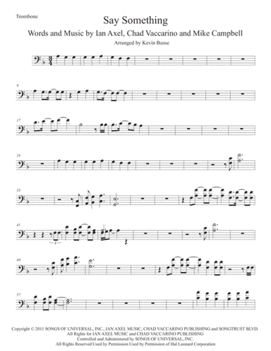 Say Something (arr. Kevin Busse)