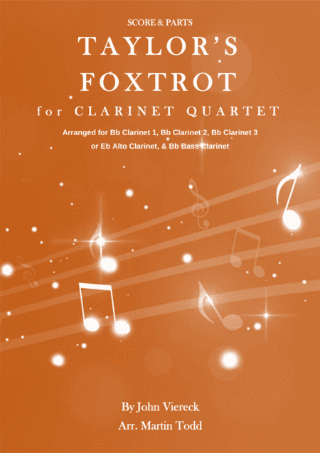 Taylor's Quickstep for Clarinet Quartet (arr. Martin Todd)