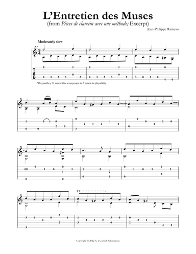 L’Entretien des Muses (arr. Mark Phillips)