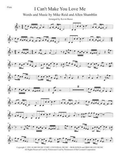 I Can't Make You Love Me (arr. Kevin Busse)