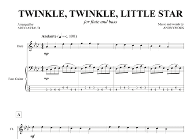 Twinkle Twinkle Little Star (arr. Art.o Artaud)