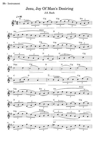 Jesu, Joy Of Men's Desiring (arr. Fabio Eduardo de Oliveira)