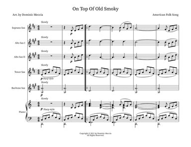 On Top Of Old Smoky (arr. Dominic Meccia)