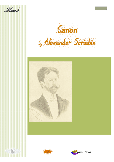 Canon piano solo by Alexander Scriabin (arr. PianoSheetNow)