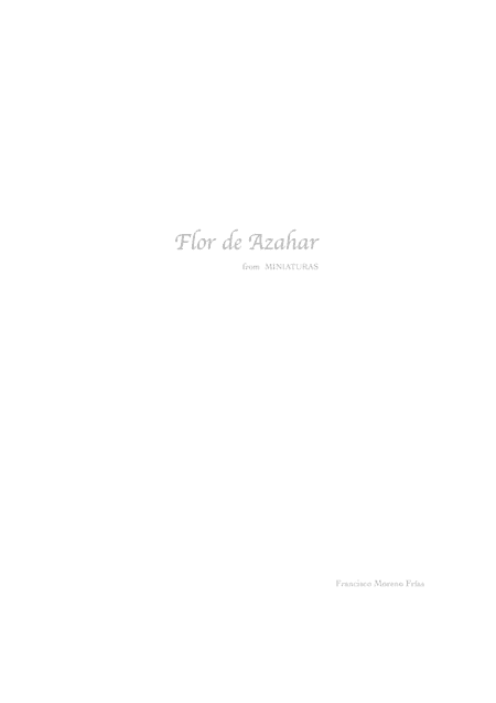 Flor de Azahar