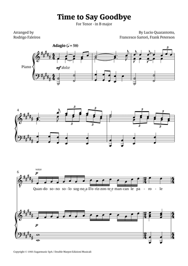 Time To Say Goodbye (arr. Rodrigo Faleiros)