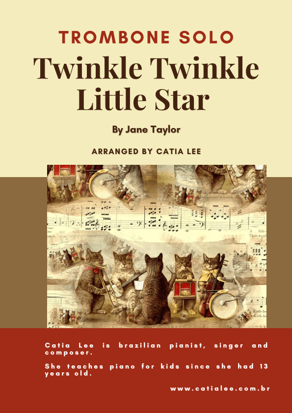Twinkle Twinkle Little Star - Trombone Solo E Major (arr. Catia Lee)