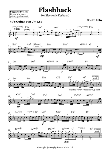 Flashback (Keyboard Solo Grade 5)