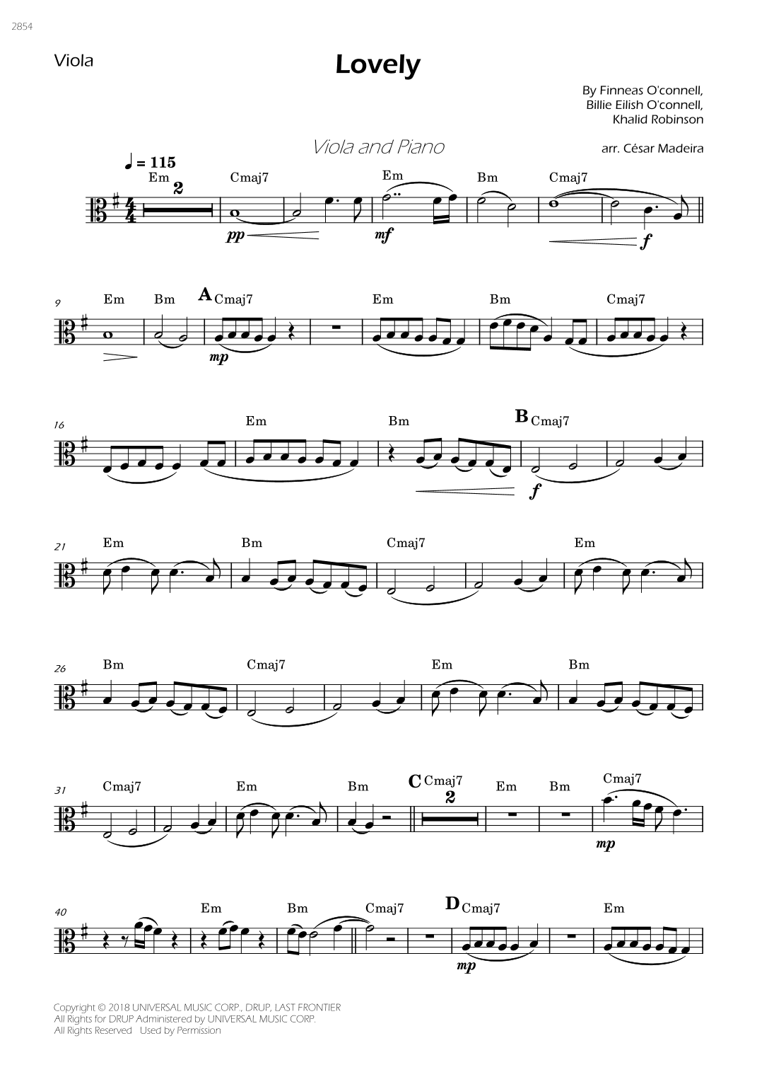 Lovely (arr. César Madeira)