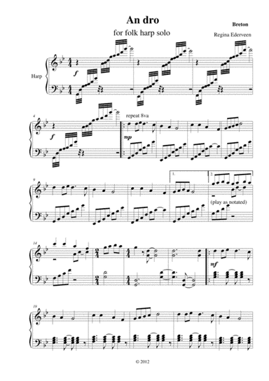 An dro - lever harp solo