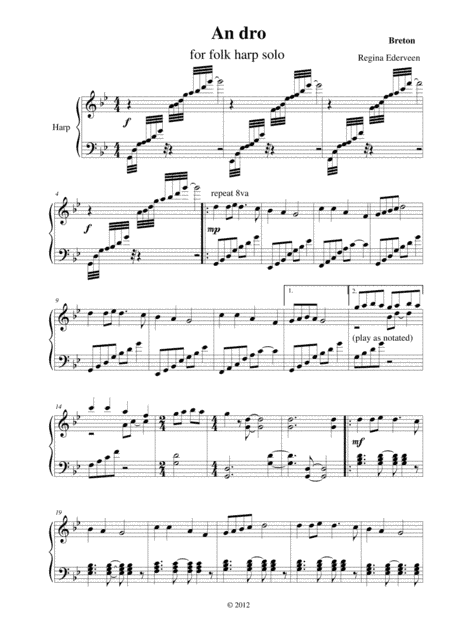 An dro - lever harp solo