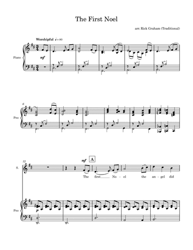 The First Noel (arr. Rick Graham)