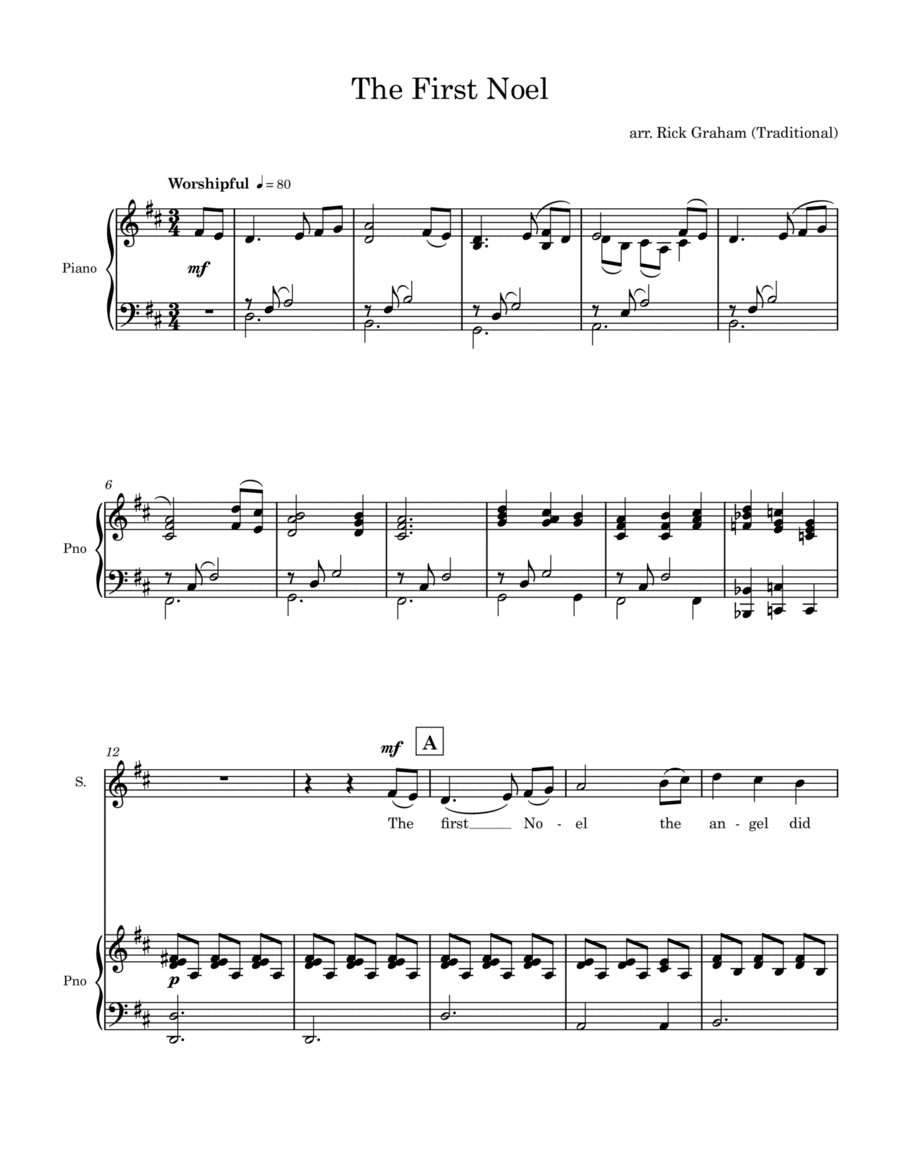 The First Noel (arr. Rick Graham)