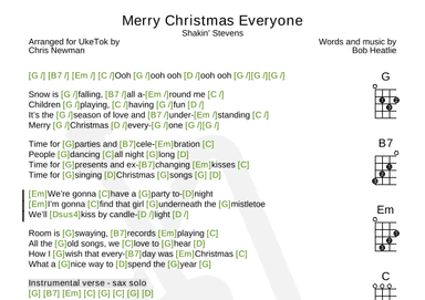 Merry Christmas Everyone (arr. UkeTok)