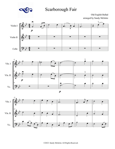 Scarborough Fair (arr. Sandy McIntire)
